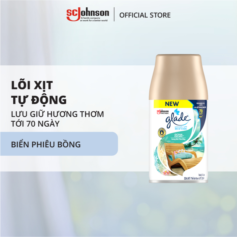 Thiết kế của Lõi Xịt Phòng Glade Tiêu Chuẩn