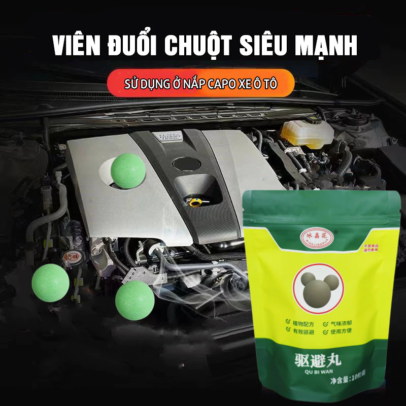 Viên Đuổi Chuột, Kiến, Gián - Phiên Bản Mới 2026 | Hiệu Quả 365 Ngày, An Toàn Cho Gia Đình & Thực Phẩm | Dùng Cho Bếp
