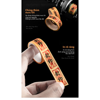 Băng Giấy Cần Câu Dán Ngăn Dây Cần Câu Washi Băng Vintage Trang Trí Thủ Công DIY