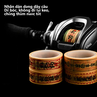 Băng Giấy Cần Câu Dán Ngăn Dây Cần Câu Washi Băng Vintage Trang Trí Thủ Công DIY