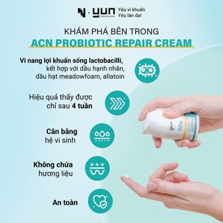 Kem dưỡng da YUN Probiotherapy ACN Probiotic Repair Cream 50ml