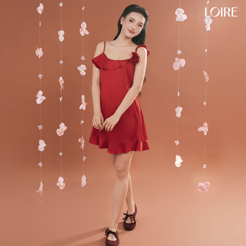 [AN ÊM]Váy Ngủ Tường Vi Loire FDMN250345 Chất Lụa Pháp Dáng Trơn