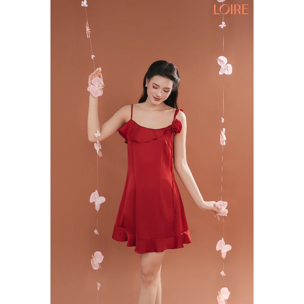 [AN ÊM]Váy Ngủ Tường Vi Loire FDMN250345 Chất Lụa Pháp Dáng Trơn