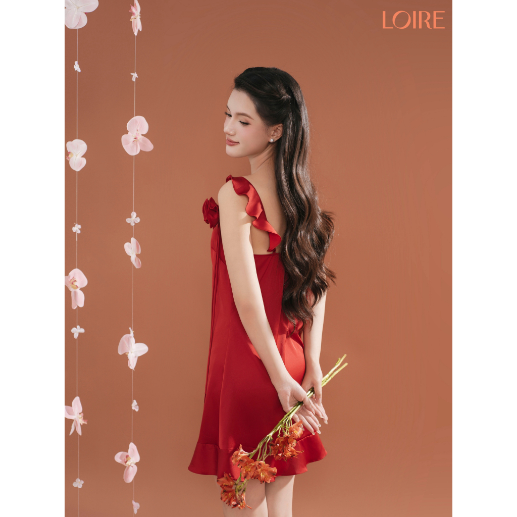 [AN ÊM]Váy Ngủ Tường Vi Loire FDMN250345 Chất Lụa Pháp Dáng Trơn