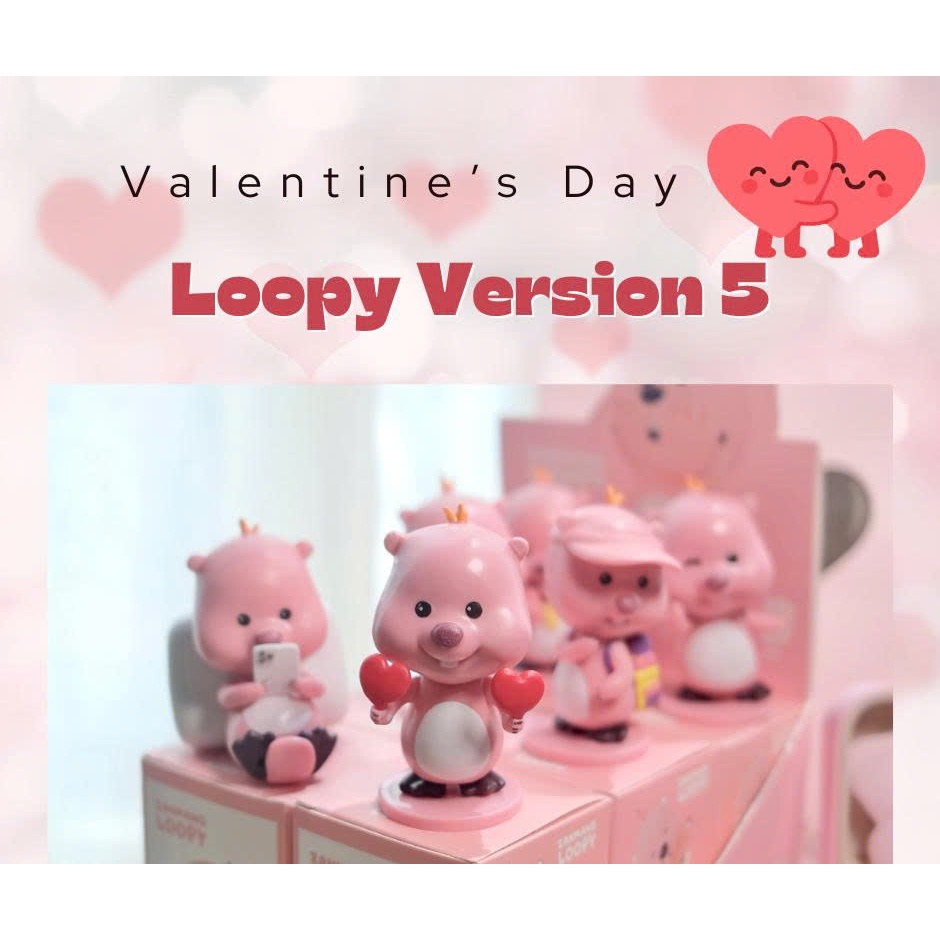 (Version 5 Loopy) Blindbox hộp mù mô hình nhân vật Loopy chú Hải Ly dễ ...