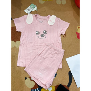 Bộ cộc tay tai thỏ Hrnee