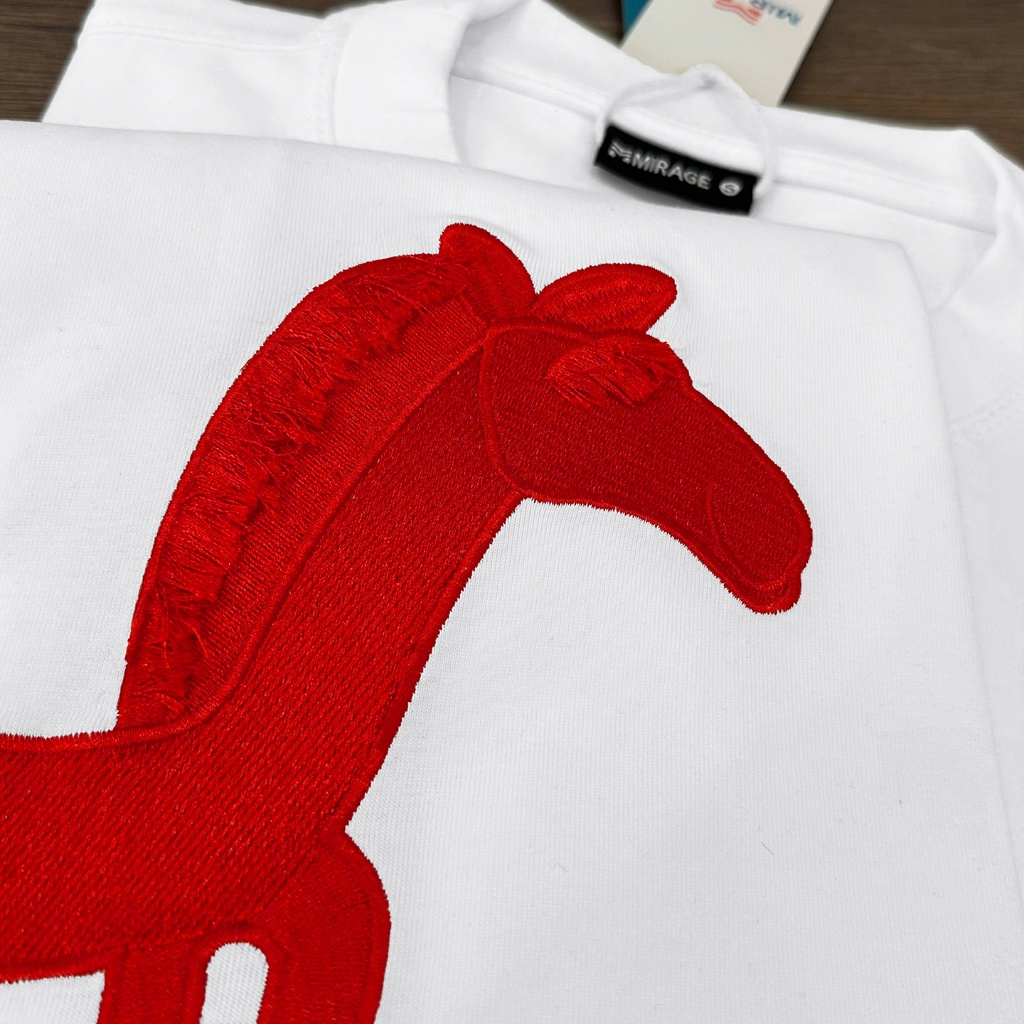Áo Thun Mirage Thêu Ngựa Local Brand Chất 100% Cotton Mềm Mịn Thoáng Mát.