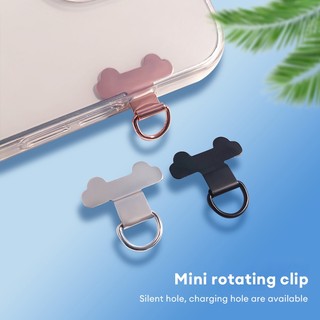 【Chamvn】Clip Dây đeo điện thoại điện thoại bằng thép không gỉ siêu mỏng Clip điện thoại Lanyard Pad điện thoại