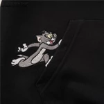 [GIORDANO x Tom&Jerry] Áo Thun Nam Dài Tay Hoodie 01096615-09 — ảnh 7