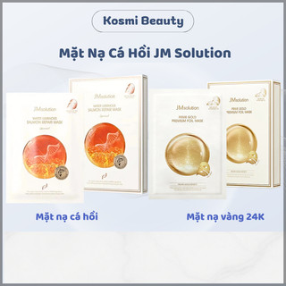 Mặt nạ JM Solution mặt nạ cá hồi JM  Water Luminous Salmon Repair Special mặt nạ vàng 24k jm - Kosmi Beauty