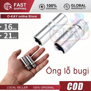 Cờ Lê Ổ Cắm Bugi Từ Tính 16/21mm Cr-V 1/2-inch 6 Điểm, Chuyên Dụng, Chất Lượng Cao