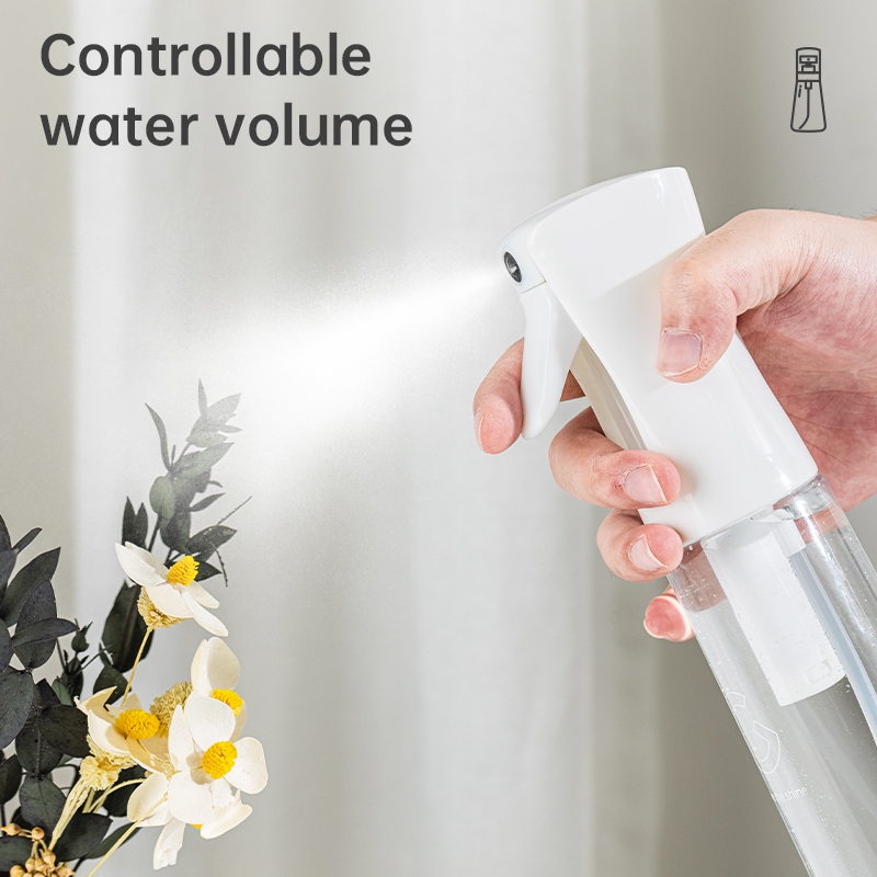 Bình xịt trong suốt 200ML Deli bình xịt phun sương mịn liên tục áp suất cao có thể dùng để tưới cây, tưới hoa, khử trùng