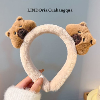 LINDOria Bờm Tóc Cài Tóc Xinh Xắn Dễ Thương Lông Nhung Mềm Mại Kiểu Dáng Đa Dạng