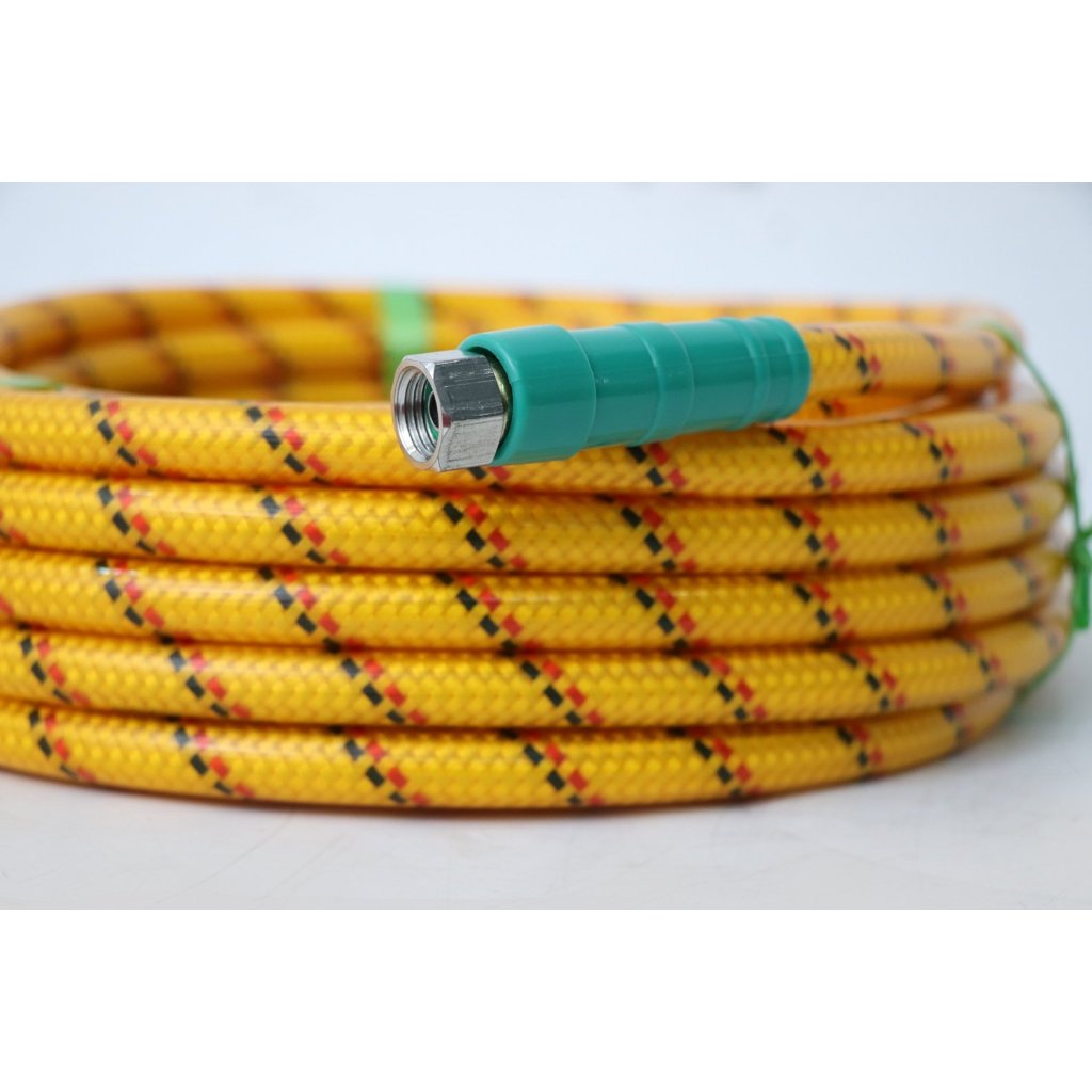 Dây Phun Áp Lực 3 lớp Oshima No.1 8.5mm x 15m - Áp lực tối đa 280kg Đầu Nối Nhanh 1 đổi 1 12 tháng