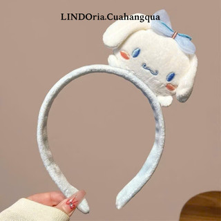 LINDOria Bờm Tóc Cài Tóc Xinh Xắn Dễ Thương Lông Nhung Mềm Mại Kiểu Dáng Đa Dạng