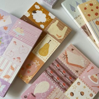 Tập giấy note xé decor sổ Patchwork Note For