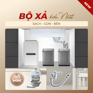 Chậu rửa bát Kluger KH8050FS Plus thiết kế phong cách Nhật, chất liệu INOX 304 cao cấp, bề mặt LINEN