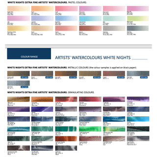 [Phần 2] Tuýp Màu Nước Whitenights 10ml - Màu Vẽ Dòng Hoạ Sĩ 🐻🌸 White Nights - Nevskaya Palitra Watercolor