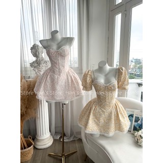[HAN’S STORE] VÁY CÔNG CHÚA LITA HOA NHÍ CORSET BỒNG XÒE – MẶC 2 KIỂU, GỌNG ĐỊNH FORM, CÓ MÚT NGỰC TẾT 2026 ( ẢNH THẬT )