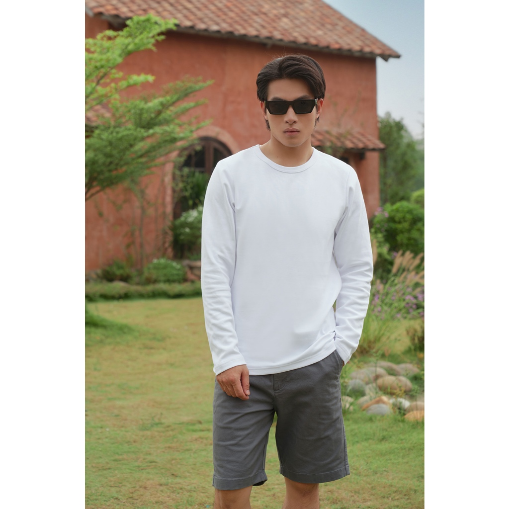 Áo Thun Nam Tay Dài Chất Cotton NINOMAXX 2510007