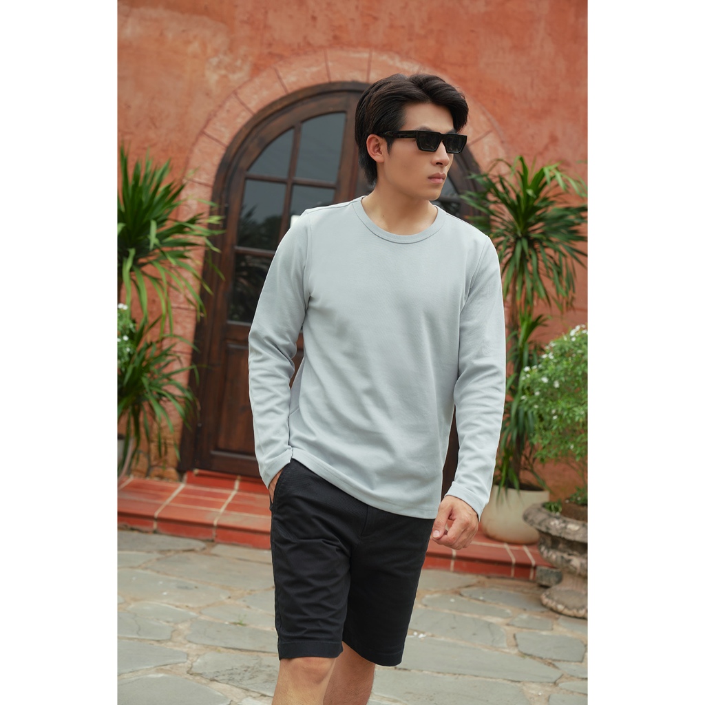 Áo Thun Nam Tay Dài Chất Cotton NINOMAXX 2510007