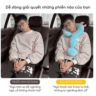 Gối Tựa Đầu "?" 12 Con Giáp Mền Mại, Thoải Mái, Thư Giãn Dùng Cho Tựa Cổ, Du Lịch, Decor, Quà Tặng_2u.lifestyle