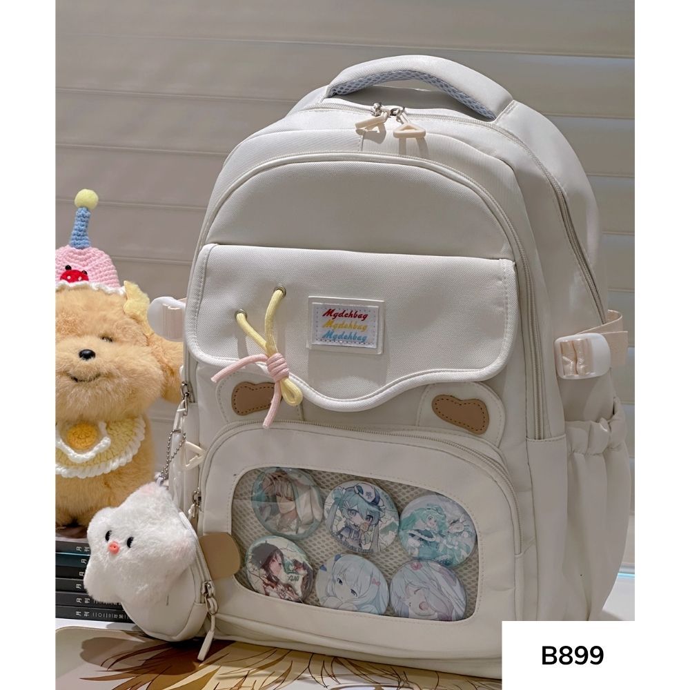 Balo đi học  thời trang hàn quốc cho học sinh cấp 2,cấp 3 nhiều ngăn vừa lap 15.6 in B899 gagastore
