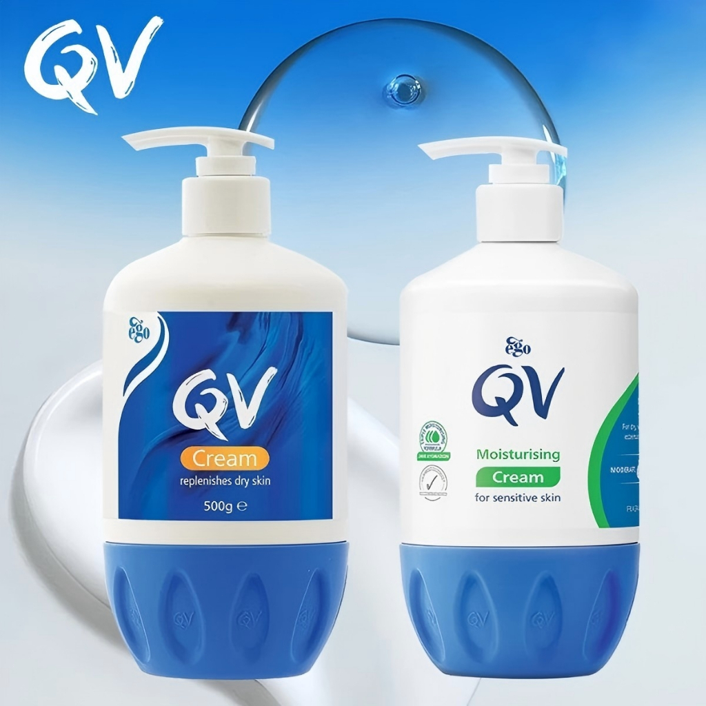 QV Cream Treatment And Relief For Dry Skin Conditions 500g / Kem Dưỡng Ẩm Phục Hồi Da Khô Nhạy Cảm QV Cream 500g