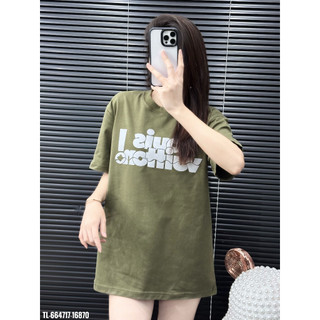 ÁO thun nam QC cổ tròn họa tiết thêu tay ngắn phong cách trẻ trung chuẩn from