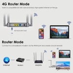 Bộ định tuyến WAVLINK N300 4G Tốc độ cao, hỗ trợ LTE, WiFi 300Mbps, khe SIM 4 ăng-ten 5dBi an toàn & dễ cài đặt — ảnh 5