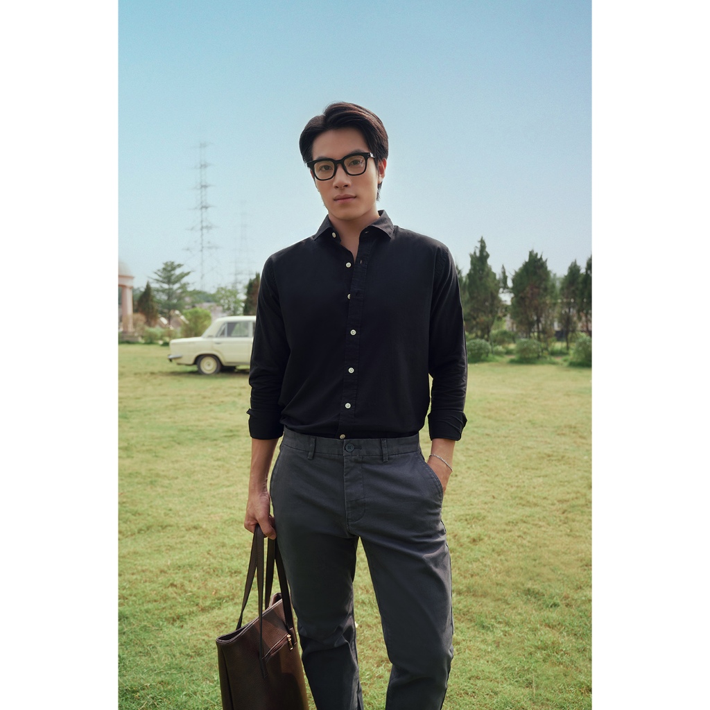 Áo Sơ Mi Oxford Nam Dài Tay Cao Cấp NINOMAXX Chất 100% Cotton Thời Trang Trẻ Trung 2509023