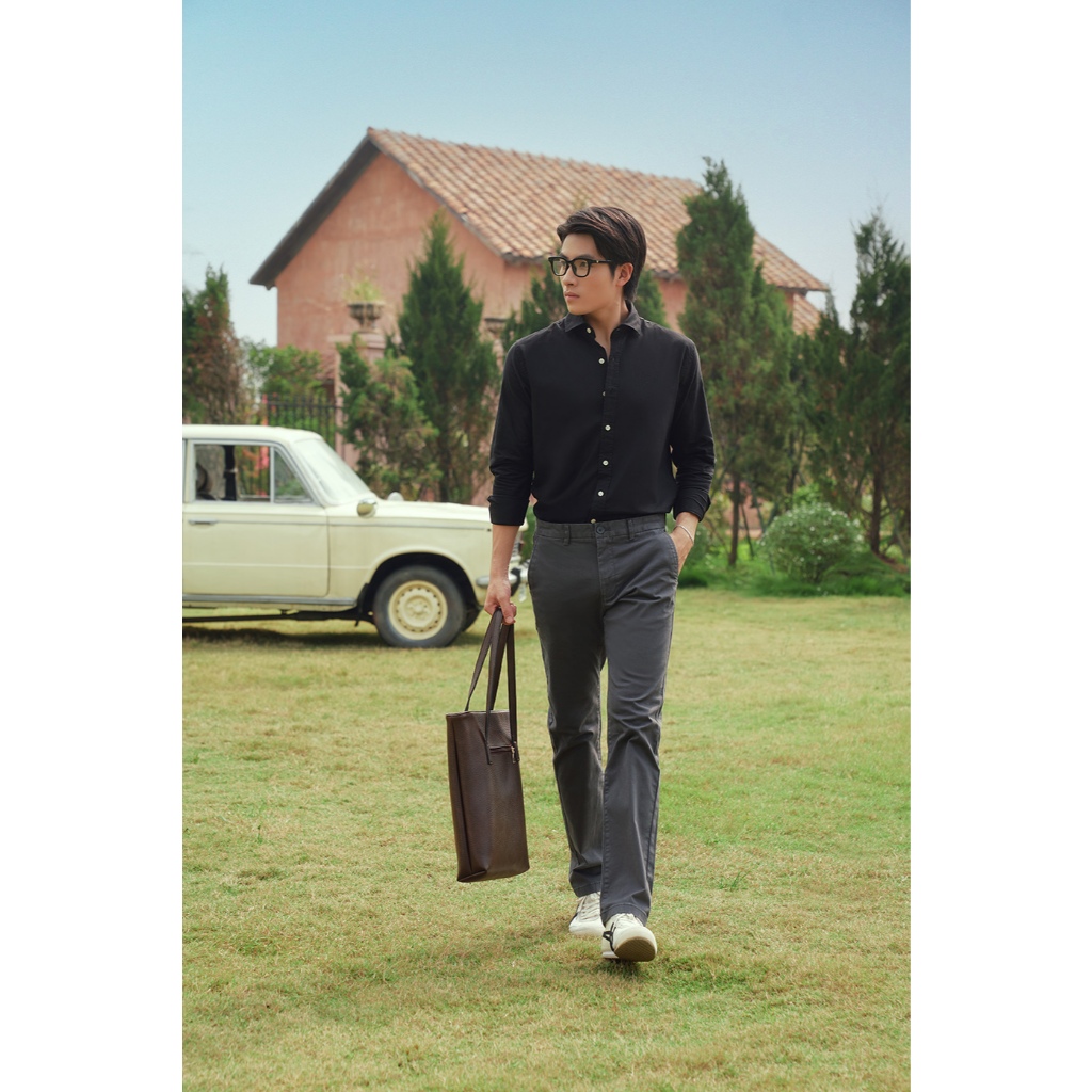 Áo Sơ Mi Oxford Nam Dài Tay Cao Cấp NINOMAXX Chất 100% Cotton Thời Trang Trẻ Trung 2509023
