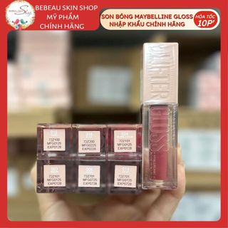 Son Bóng Maybelline Lifter Gloss Hydrating Lip Gloss Cho Đôi Môi Căng Mọng 5.4ml Chính Hãng - Bebeau