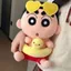 Gấu bông shin chan cosplay con vật dễ thương, Shin nhồi bông quà tặng cho bé ngày sinh nhật