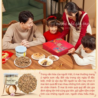 Ô mai chanh ngũ vị ngậm ho hiệu quả (Chanh xí muội, đồ ăn vặt) - Lãn Ông