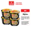 Set 4 Tô Phở Bò/ Phở Gà Thịt Thật 90gr, Có Gói Thịt Thật, Tiện Lợi, Đủ Dinh Dưỡng