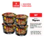 Set 4 Tô Mì Thịt Thật Thịt Bằm/ Mì Riêu Cua/ Mì Bò Cay 90gr/ Tô, Có Gói Thịt Thật, Tiện Lợi