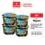 Set 4 Tô Mì Thịt Thật Thịt Bằm/ Mì Riêu Cua/ Mì Bò Cay 90gr/ Tô, Có Gói Thịt Thật, Tiện Lợi