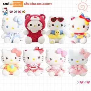 Gấu Bông Hello Kitty Nhật Bản Dễ Thương, Helo Kitty Nhồi Bông Hàng Cao Cấp Làm Quà Tặng Cho Bé Gái, Bạn Gái