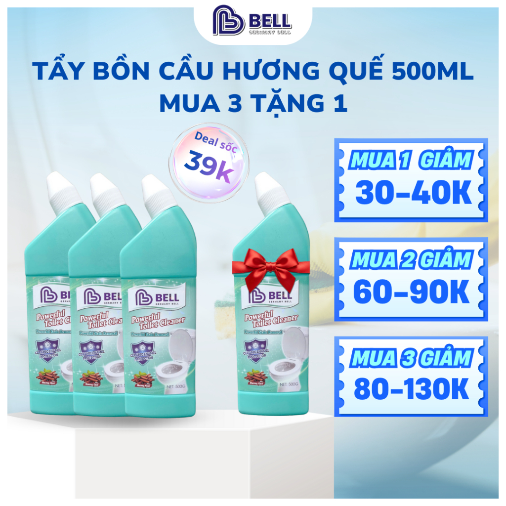 Nước Tẩy Bồn Cầu Bbell - Hình ảnh thực tế