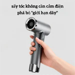 Máy Sấy Tóc USB Công Suất Cao - 100,000 Vòng/phút, Sạc Nhanh 18W, 3 Tốc Độ & 3 Nhiệt Độ, Thiết Kế Nhẹ 500g — ảnh 4