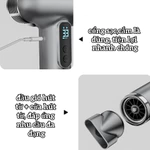 Máy Sấy Tóc USB Công Suất Cao - 100,000 Vòng/phút, Sạc Nhanh 18W, 3 Tốc Độ & 3 Nhiệt Độ, Thiết Kế Nhẹ 500g — ảnh 7