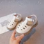 Sandal Rọ Bé Gái Da Mềm Cao Cấp - Giày Sandal Rọ Cho Bé Phong Cách Hàn Quốc Vintage Đế Êm Chống Trượt TH Kids
