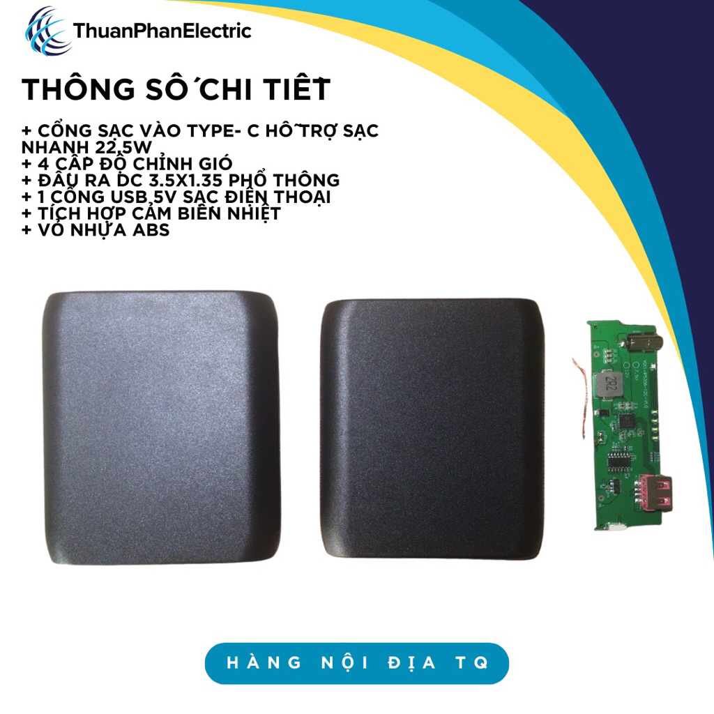 Vỏ mạch đóng pin áo điều hoà 4 cell 21700 ( Hàng nội địa TQ )
