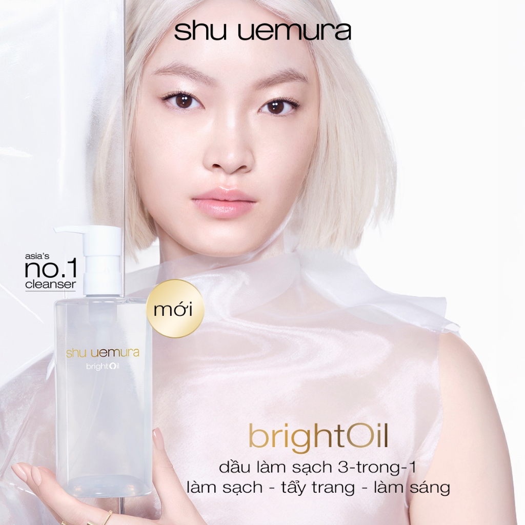 mới | dầu làm sạch brightOil cleansing oil 150ml, 3 trong 1 giúp da sạch sâu, khóa ẩm làn da đàn hồi rạng rỡ