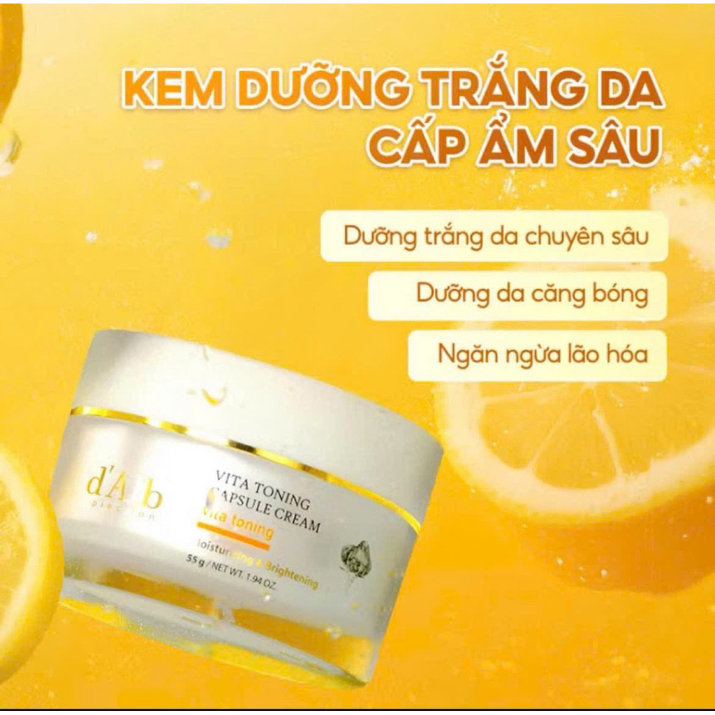 Kem dưỡng d’Alba Vita Toning Capsule Cream - Hàng chính hãng (1 ea unbox)