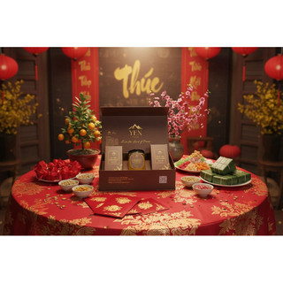 SET AN GỒM TRÀ VÀ MẬT ONG