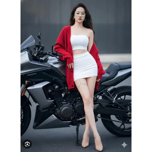Áo Khoác Len Dệt Kim Cardigan Dáng Rộng Cổ Chữ V Phiên Bản Hàn Quốc 2025