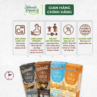 Sữa Gạo Tím Hữu Cơ 4Care Balance 180ml Chống Oxy Hóa, Dễ Tiêu Hóa - Natural Market