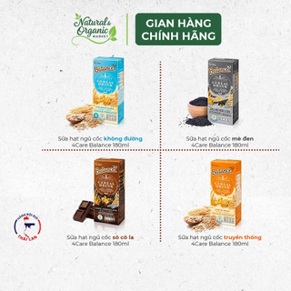 Sữa Gạo Tím Hữu Cơ 4Care Balance 180ml Chống Oxy Hóa, Dễ Tiêu Hóa - Natural Market
